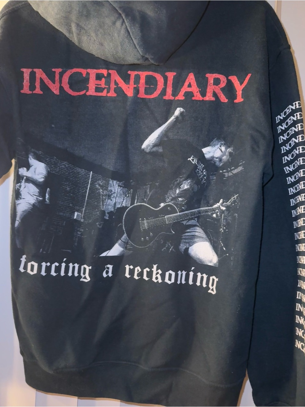 INCENDIARY NY band hoodie